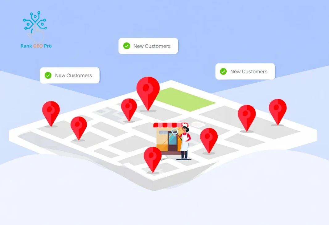 Local AEO for business illustration